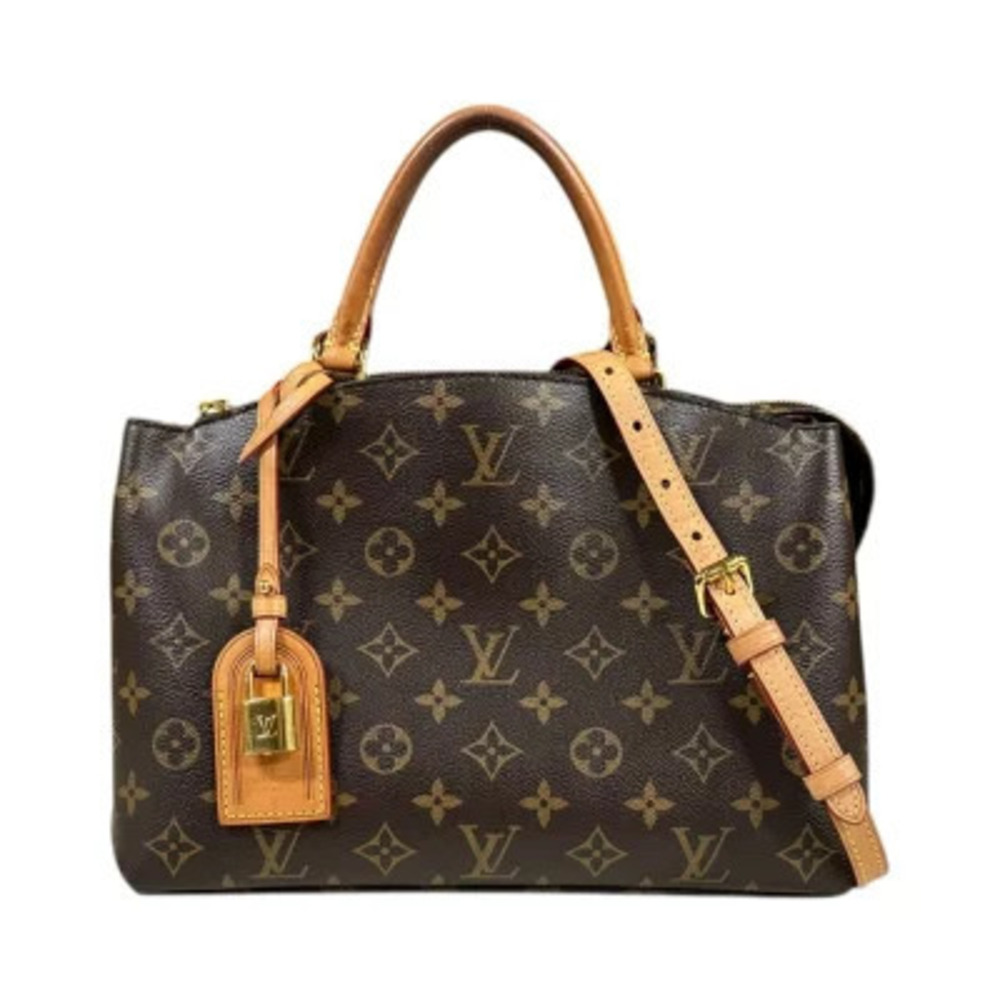 Louis Vuitton Palais Monogram Shoulder Bag Canvas Brown